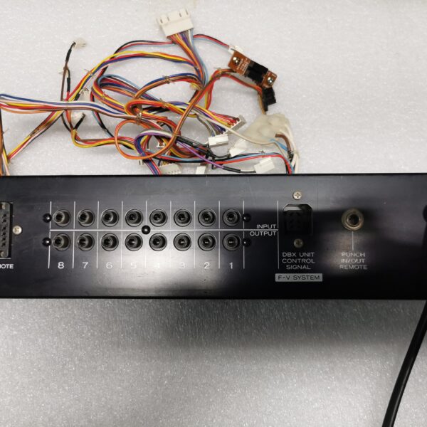 Tascam 38 Back panel with connectors and harness