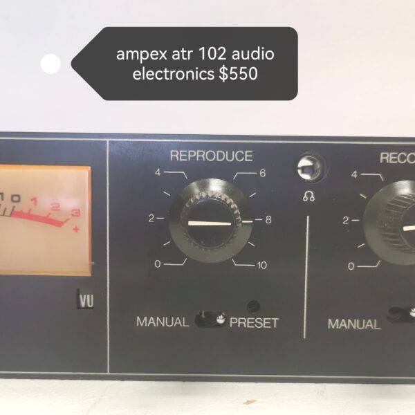 Ampex ATR102 Audio Modules